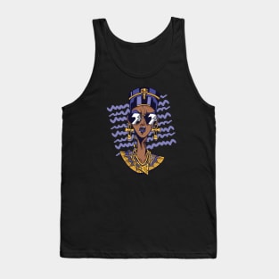 Awesome Modern Nefertiti Illustration Tank Top